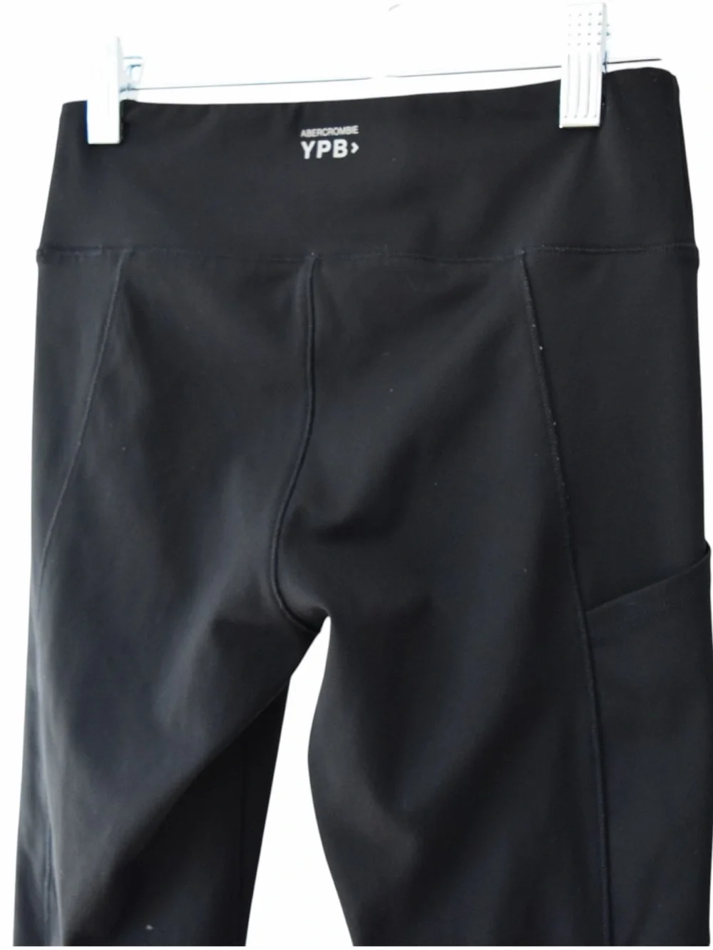 Active by Abercrombie Kids YPB Black Flare Leggings Pants Size 11/12 Long